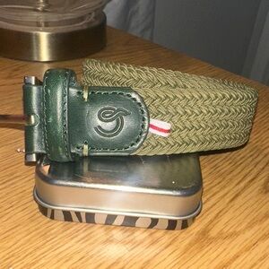 Green Woven Belt